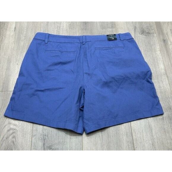 NWT J.Crew Womens 7" Classic Chino Shorts Twill Preppy Periwinkle Blue Size 16 - Picture 3 of 7